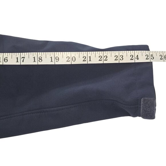 Tech by Tumi Size M Blue Full Zip Soft Shell Windbreaker Jacket - Picture 6 of 8